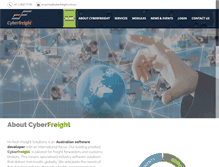 Tablet Screenshot of cyberfreight.com.au